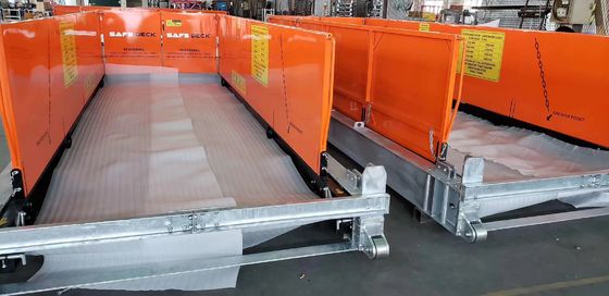 قیمت خوب 3200mm عرض قابل باز کردن پلی فرم بارگذاری جرثقیل Cantideck MLP3200 آنلاین