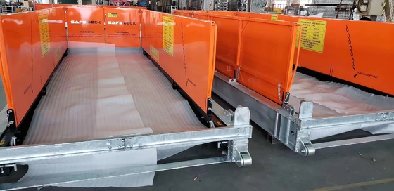 3200mm عرض قابل باز کردن پلی فرم بارگذاری جرثقیل Cantideck MLP3200
