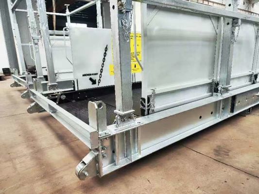 قیمت خوب 3.5m پلتفرم ثابت نوع جرثقیل عرشه بارگیری FMLP3500 عرض 3500mm گواهی بارگذاری کامل آنلاین