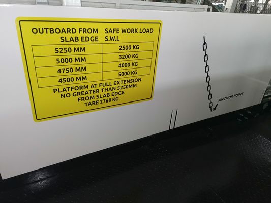 قیمت خوب سکوهای بارگیری ساختاری با عرض 4200 میلی متر Superdeck جمع شونده MLP4200 آنلاین