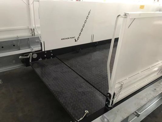 شستن شن 2200mm تلسکوپی بارگذاری پلت فرم برای ساختمان