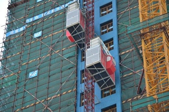 ریک پینیون 1500 کیلوگرم ساختمان ساخت و ساز بلند کن Q345B فولاد